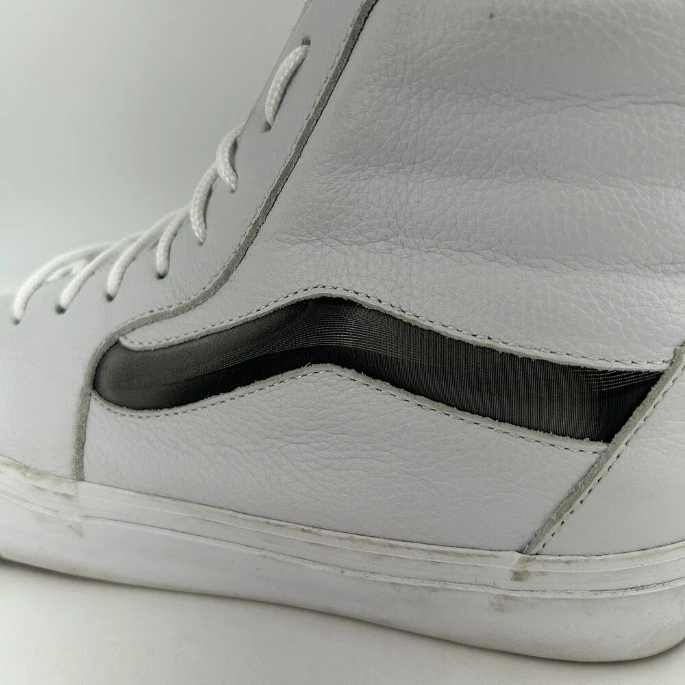 Vans Shoes Mens Size 10.5 Sk8-Hi XL Big Mood Hologram Leather High Top Skate